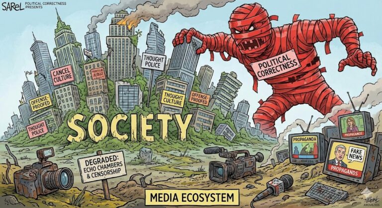 過剰なポリティカル・コレクトネスによる社会構造の変容とメディア・エコシステム劣化の多角的分析報告書
