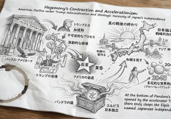 覇権の収縮と加速主義：トランプ政権下のアメリカ衰退と日本独立の戦略的必然性