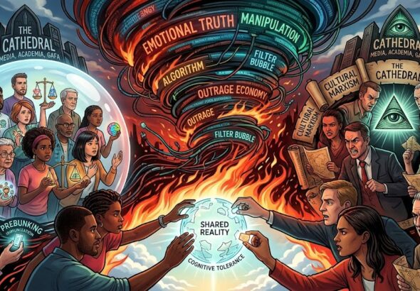 ポリティカル・コレクトネスと現代陰謀論の相関関係：アルゴリズムによる分断の加速と「共通の現実」の再構築